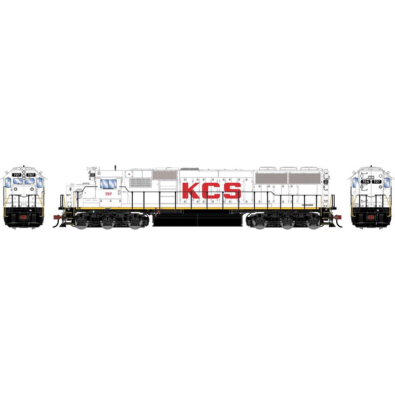 HO GEN SD50 Locomotive w/DCC & Sound, KCS #707
