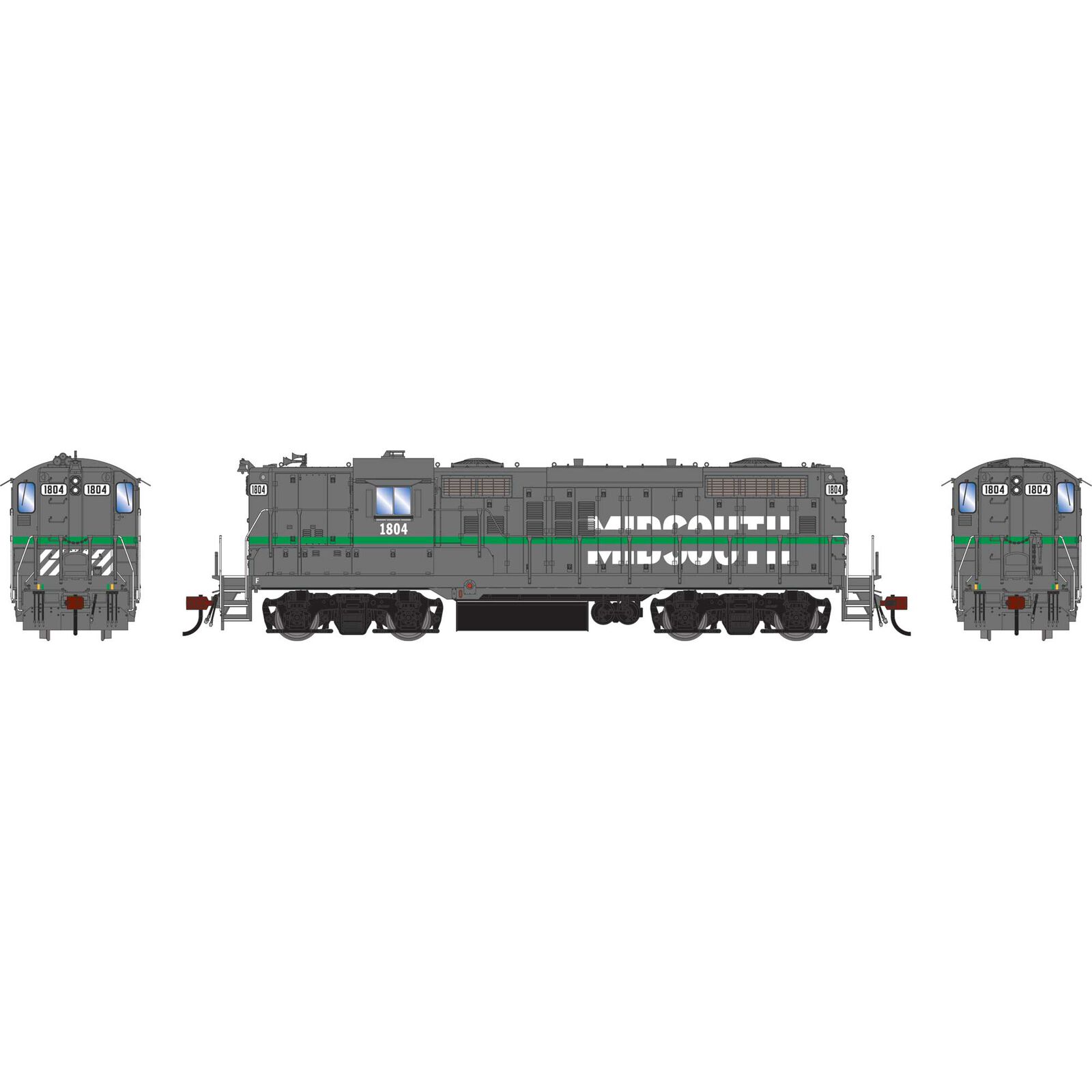 HO GP18 Locomotive with DCC & Sound, MSRC #1804