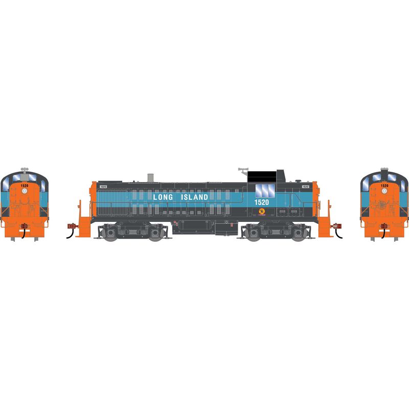 HO RS-3 Locomotive with DCC & Sound, LIRR #1520