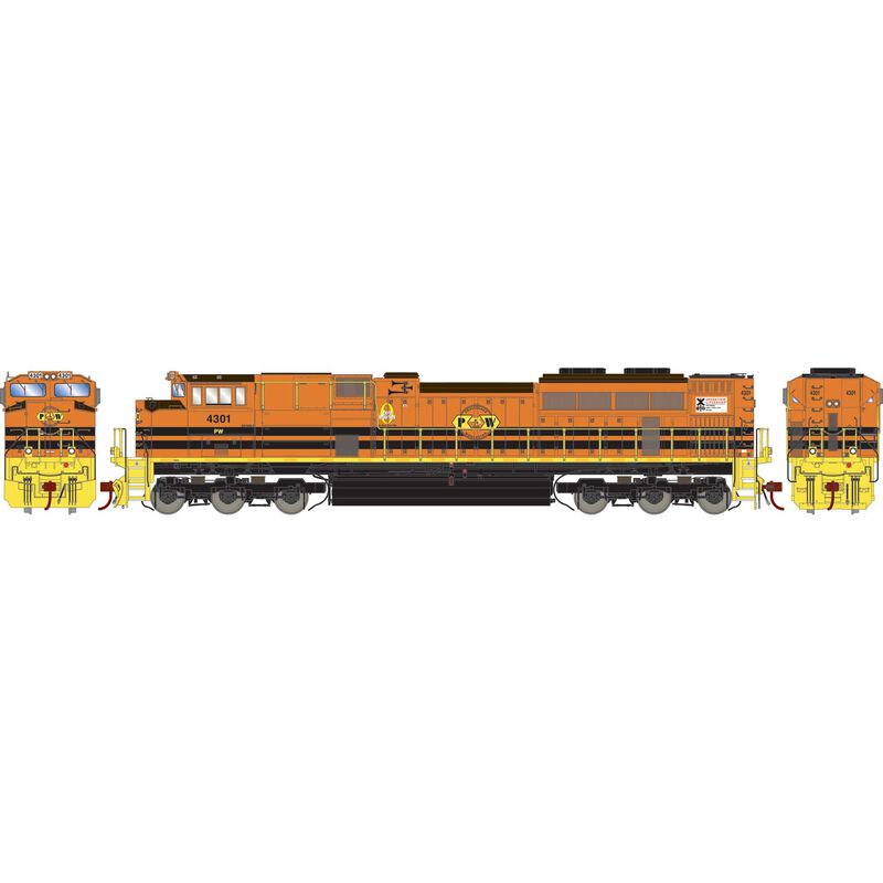 HO SD70M-2 Locomotive with DCC & Sound, P&W #4301