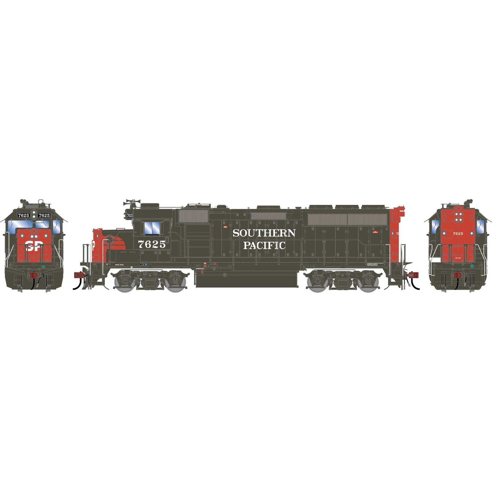 HO GP40-2 Locomotive, SP #7625