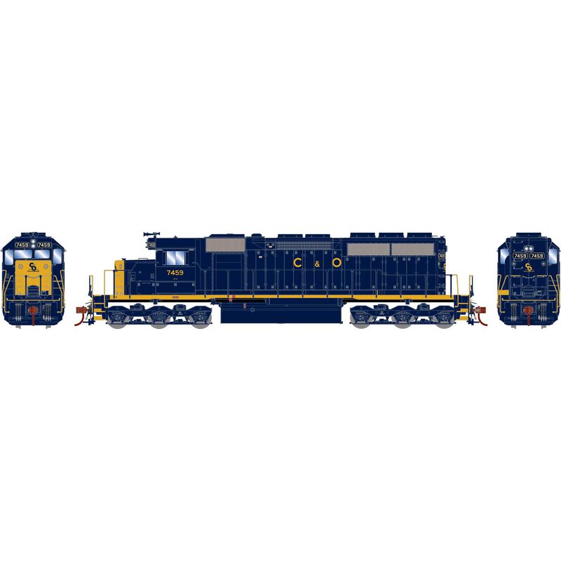 HO SD40 Locomotive with DCC & Sound, C&O #7459