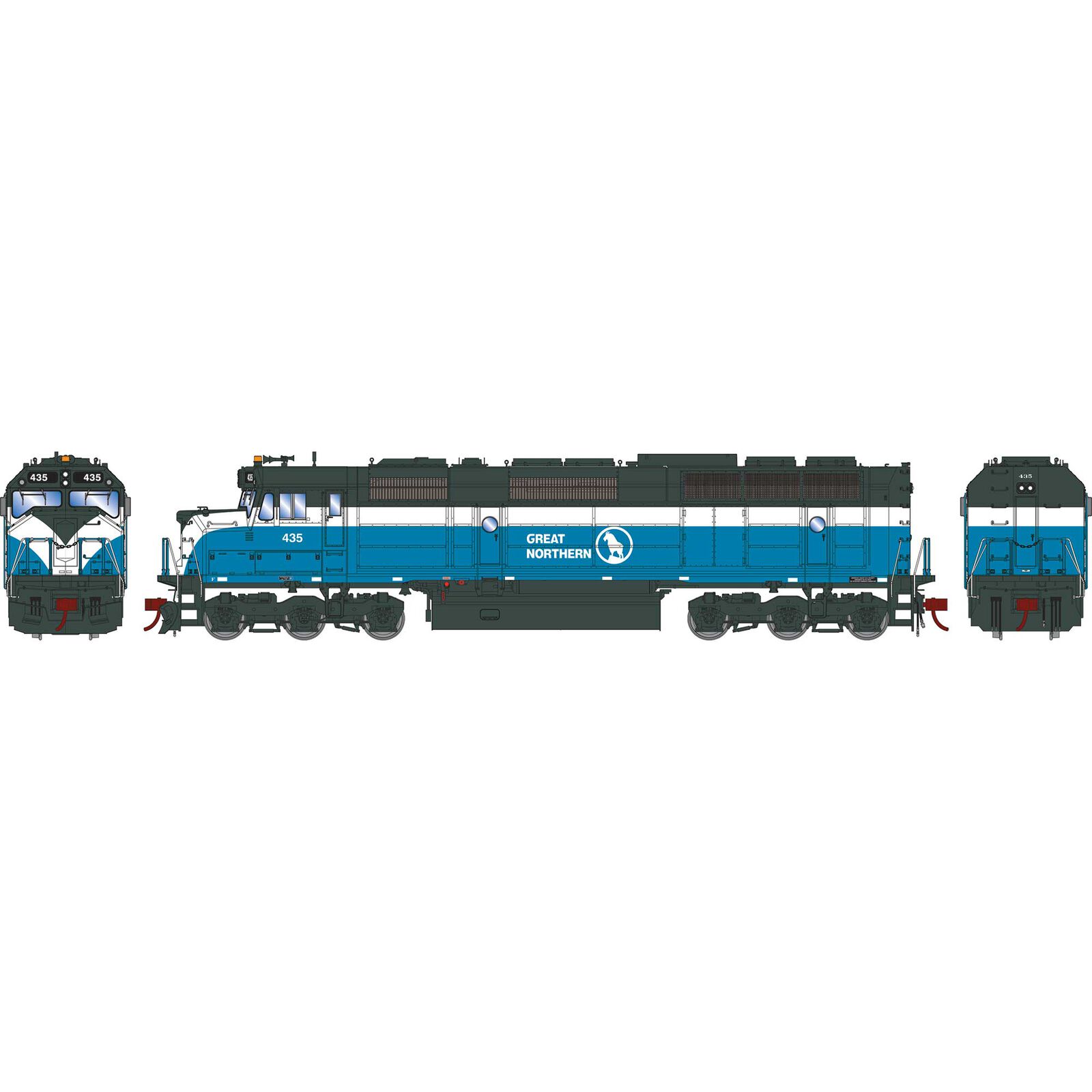 HO F45 Locomotive with DCC & Sound, GN #435