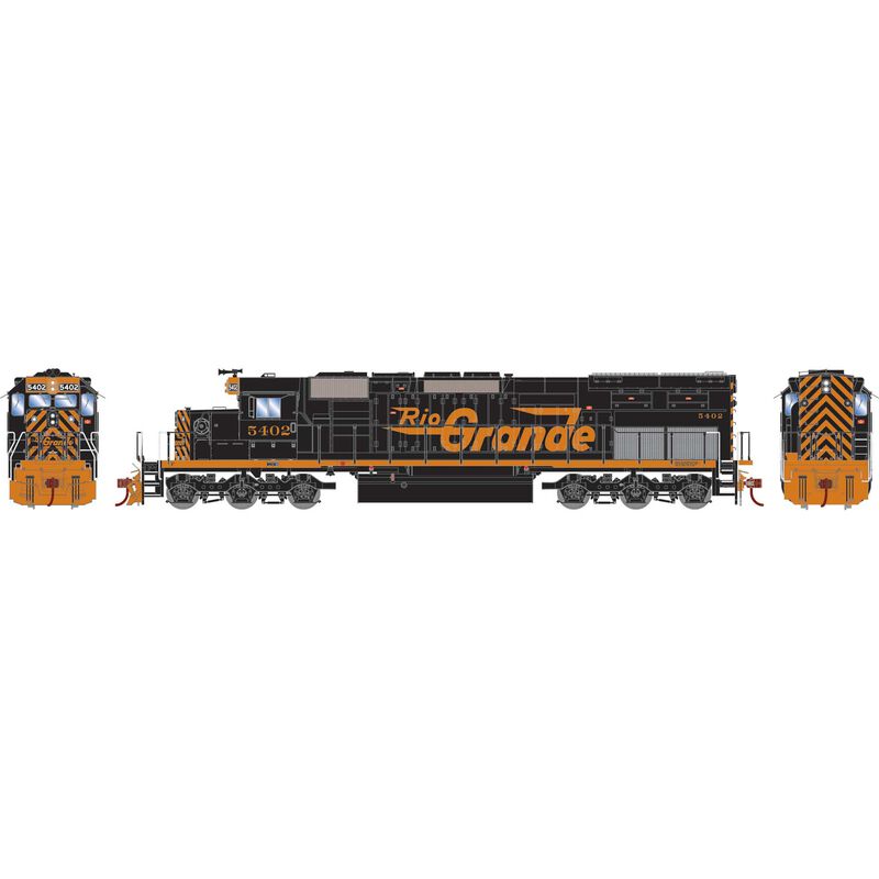 HO SD40T-2 Locomotive with DCC & Sound, D&RGW #5402