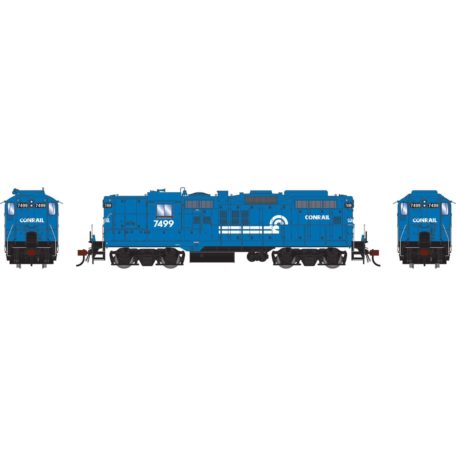 HO GP18 Locomotive with DCC & Sound,  CR #7499