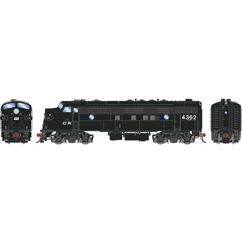 HO FP7 Locomotive with DCC & Sound, CR #4362