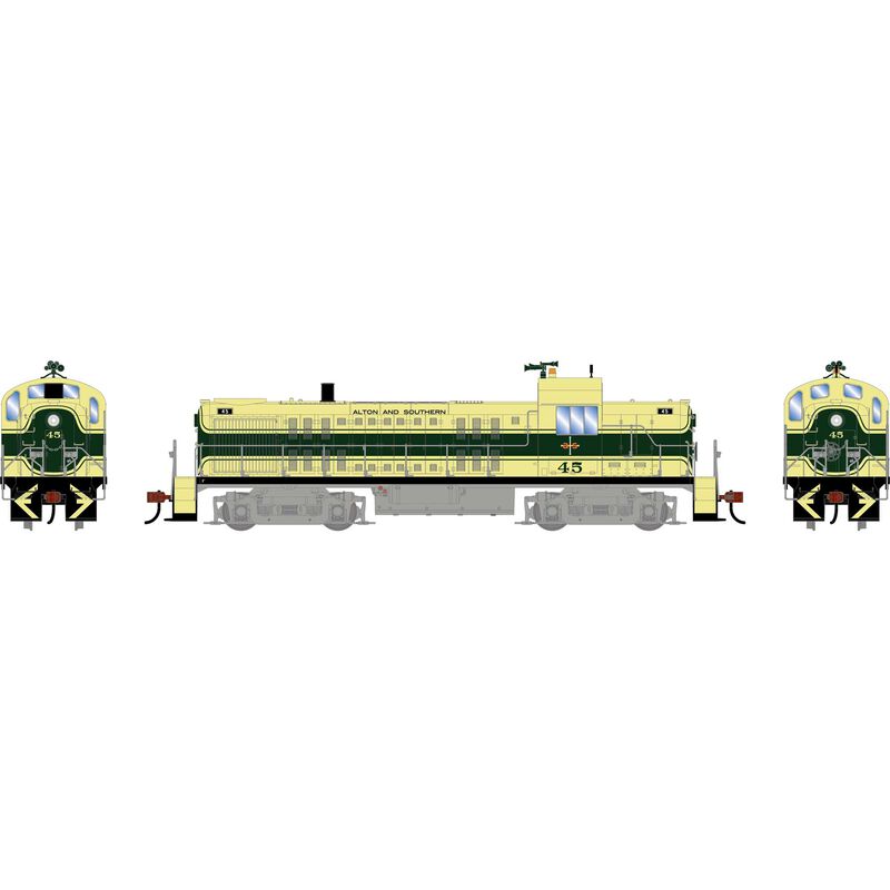 HO RS-3 Locomotive with DCC & Sound, AS #45