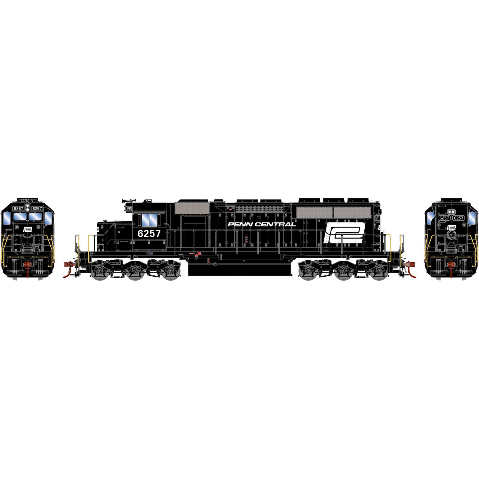 HO SD40 Locomotive, PC #6257