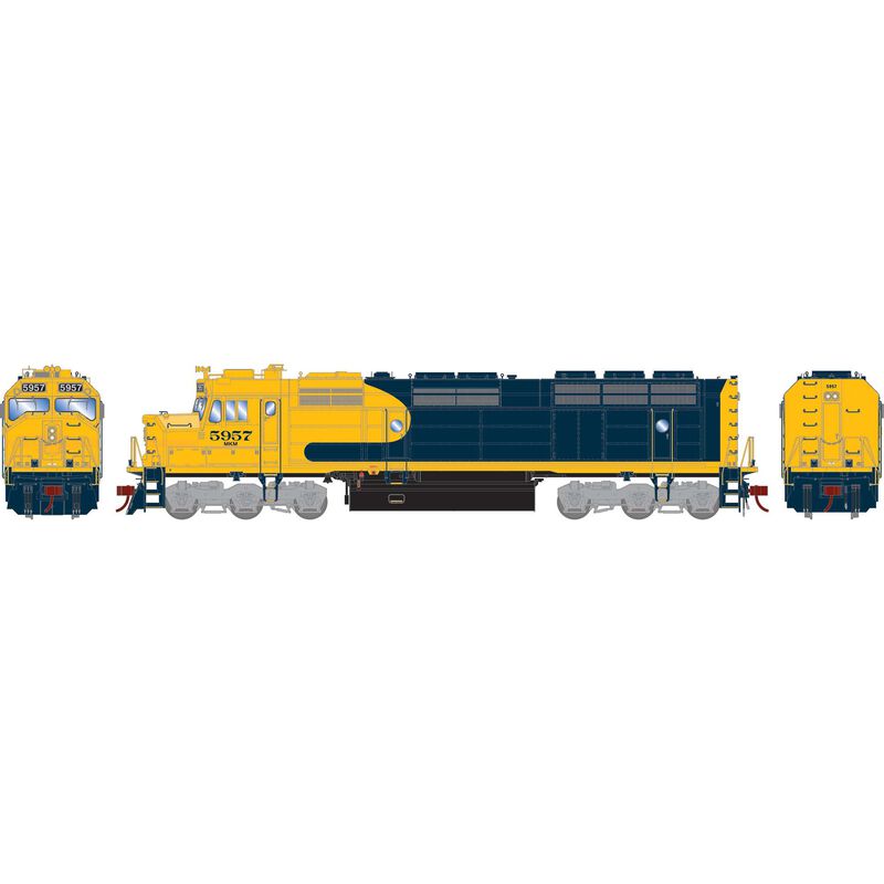 HO F45u Locomotive with DCC & Sound, MKCX #5957