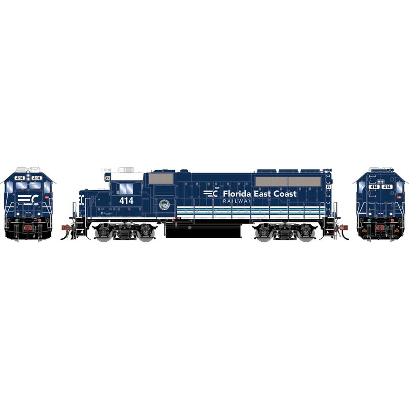 HO GP40-2 Locomotive with DCC & Sound, FEC #414