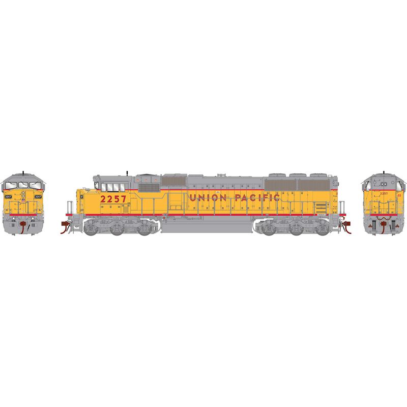 HO SD60M Tri-Clops Locomotive with DCC & Sound, UP #2257