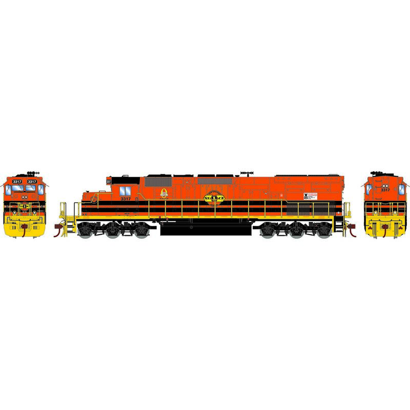 HO SD40T-2 Locomotive, NECR #3317