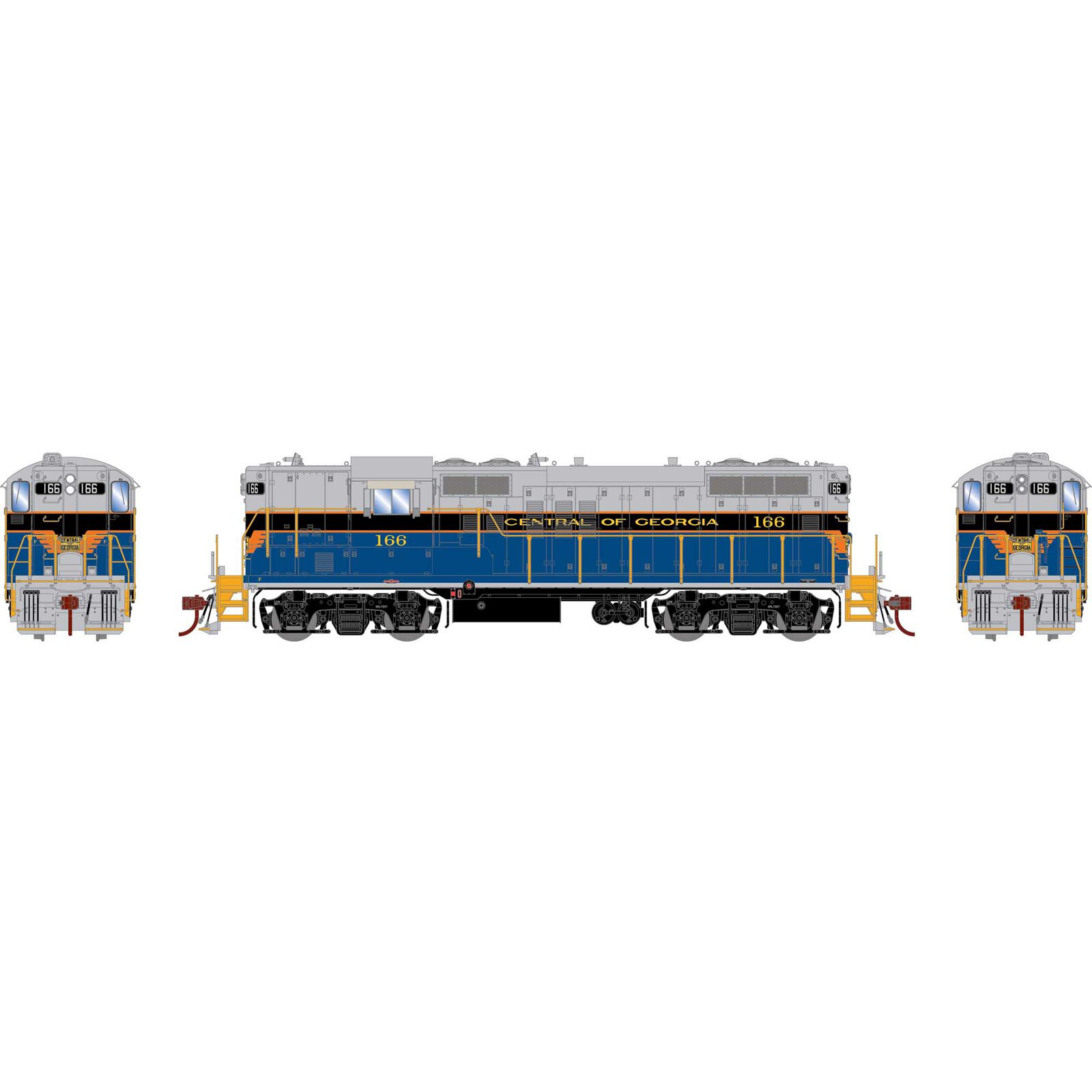 HO GP9 Locomotive with DCC & Sound, CG #166