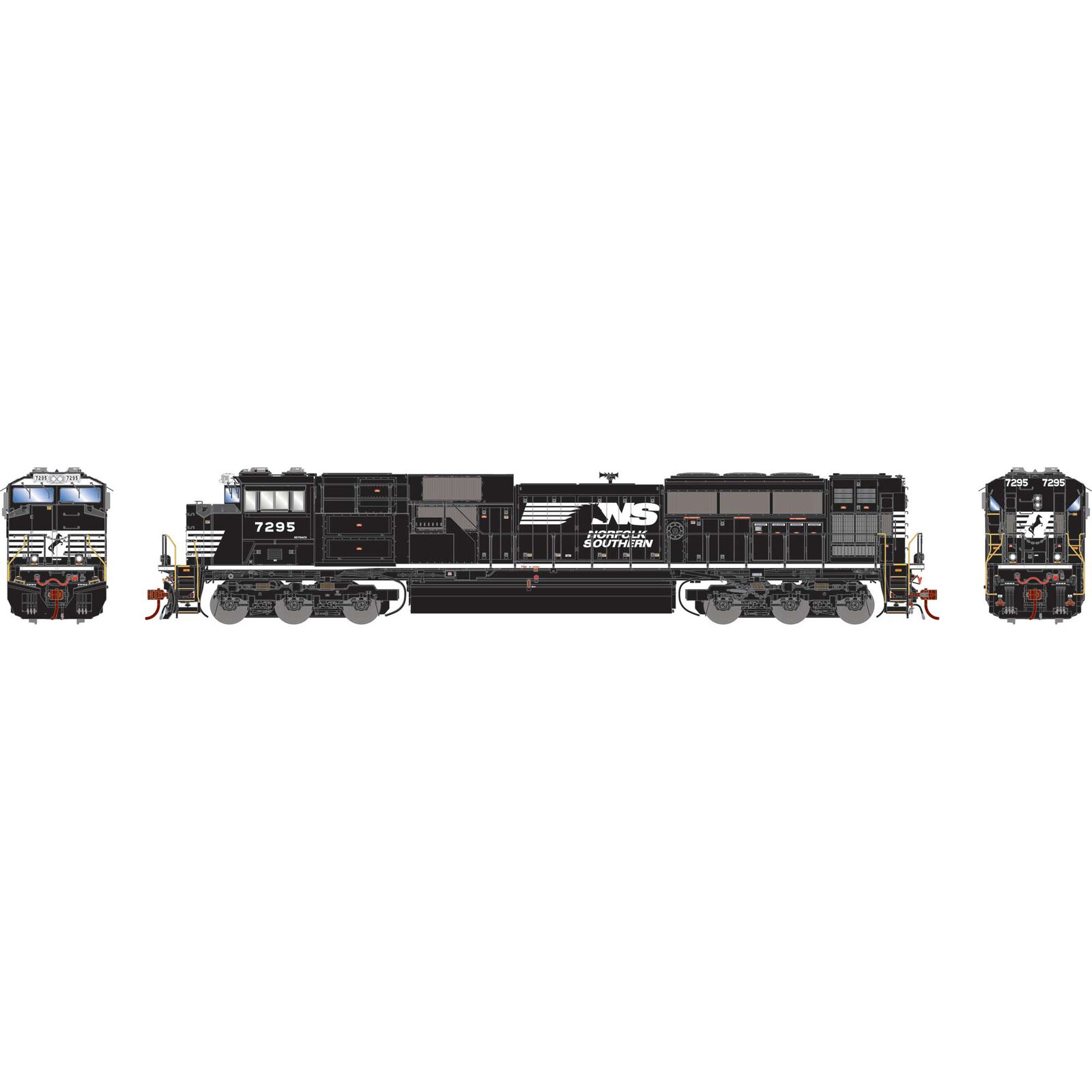 HO GEN EMD SD70ACU Locomotive with DCC & Sound, NS #7295