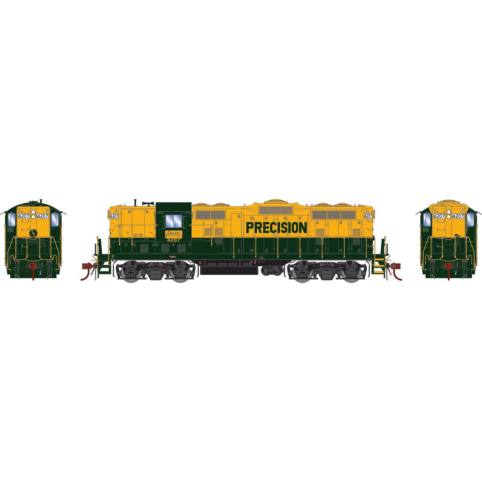 HO GP7 Locomotive, PNC #4207
