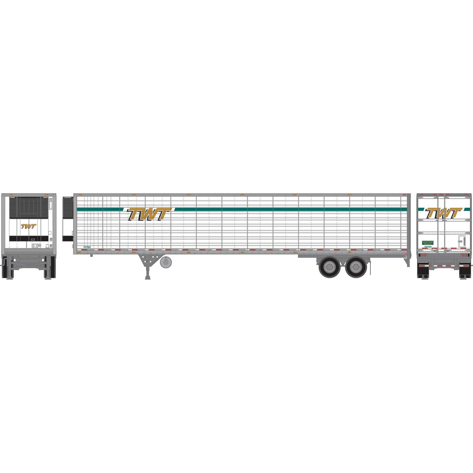 HO 53' Reefer Trailer, TWT Refrigerated #70783