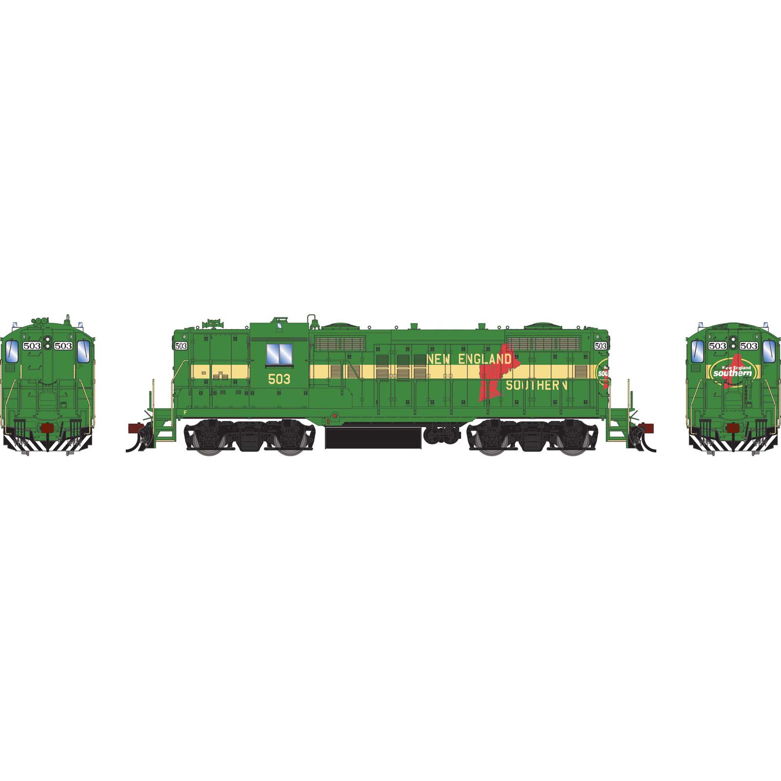HO GP18 Locomotive with DCC & Sound, NEGS #503