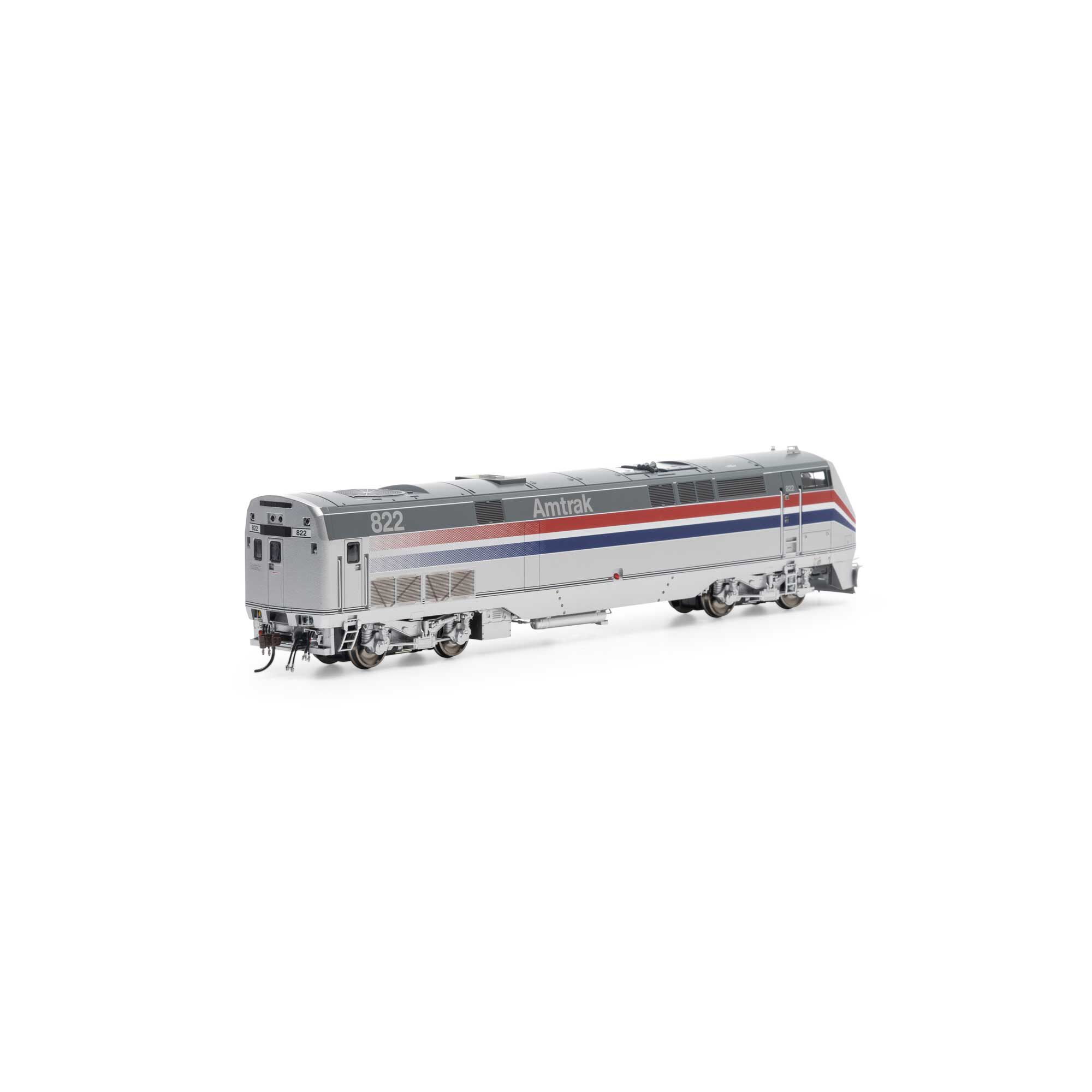 HO P40DC Locomotive with DCC & Sound, Amtrak, Phase III #822 Model 