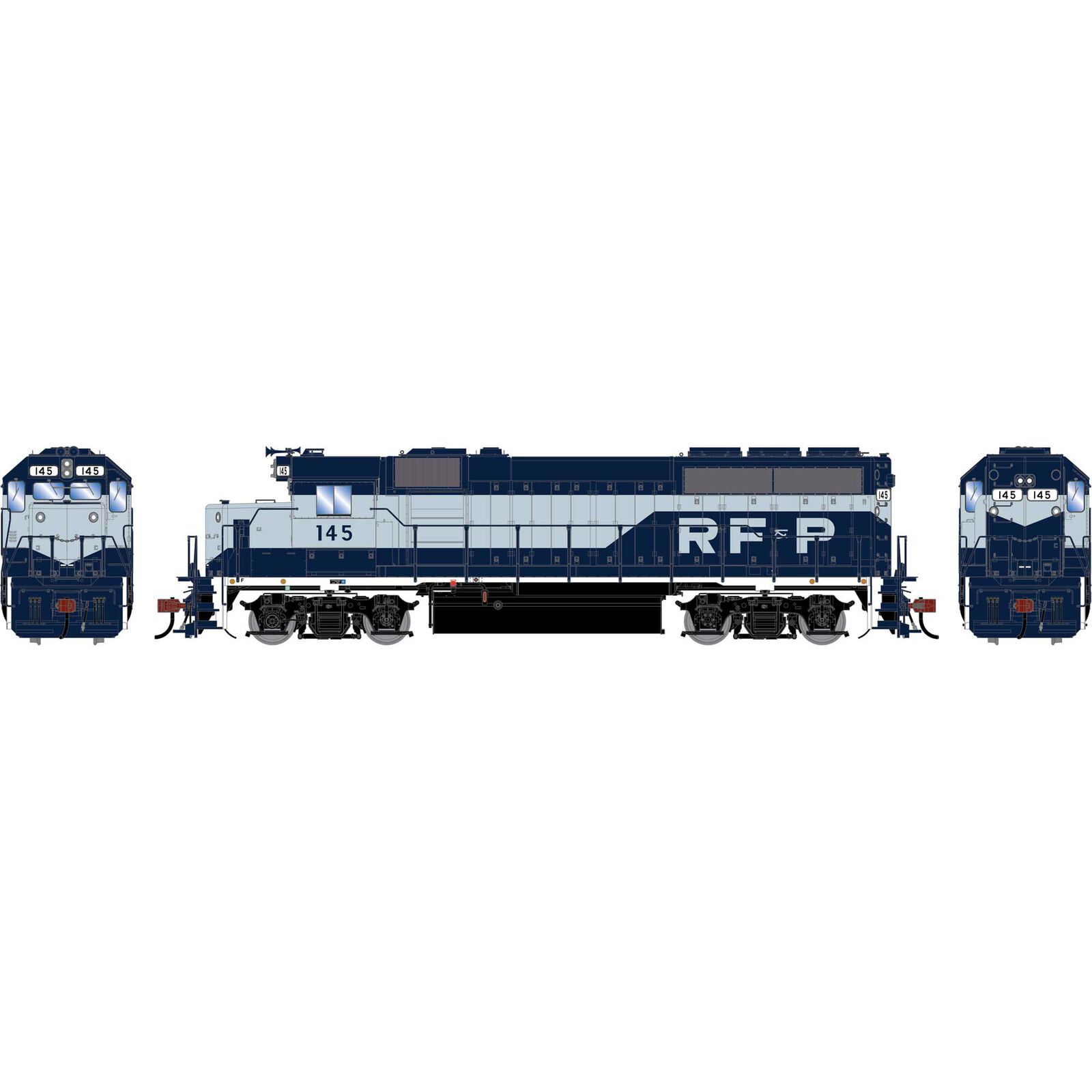 HO GP40-2 Locomotive with DCC & Sound, RFP #145