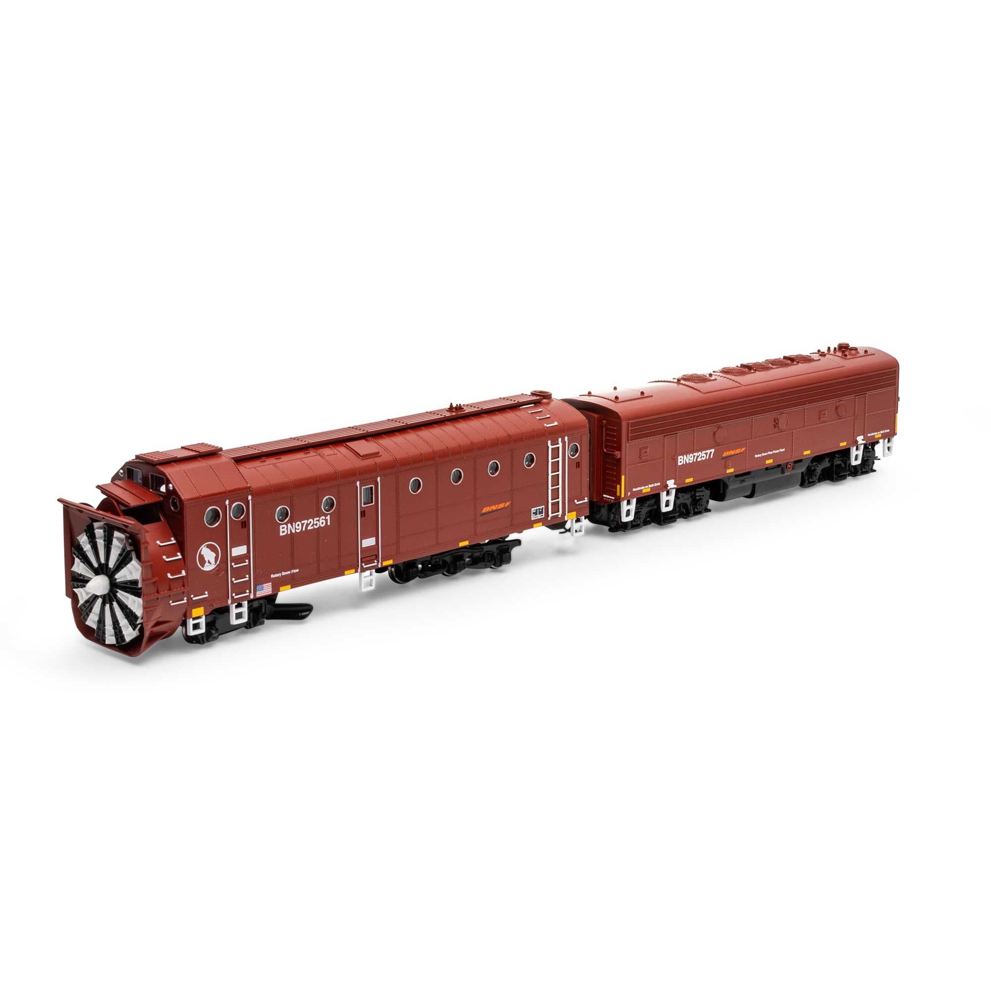 HO Rotary Snowplow u0026 F7B Locomotive