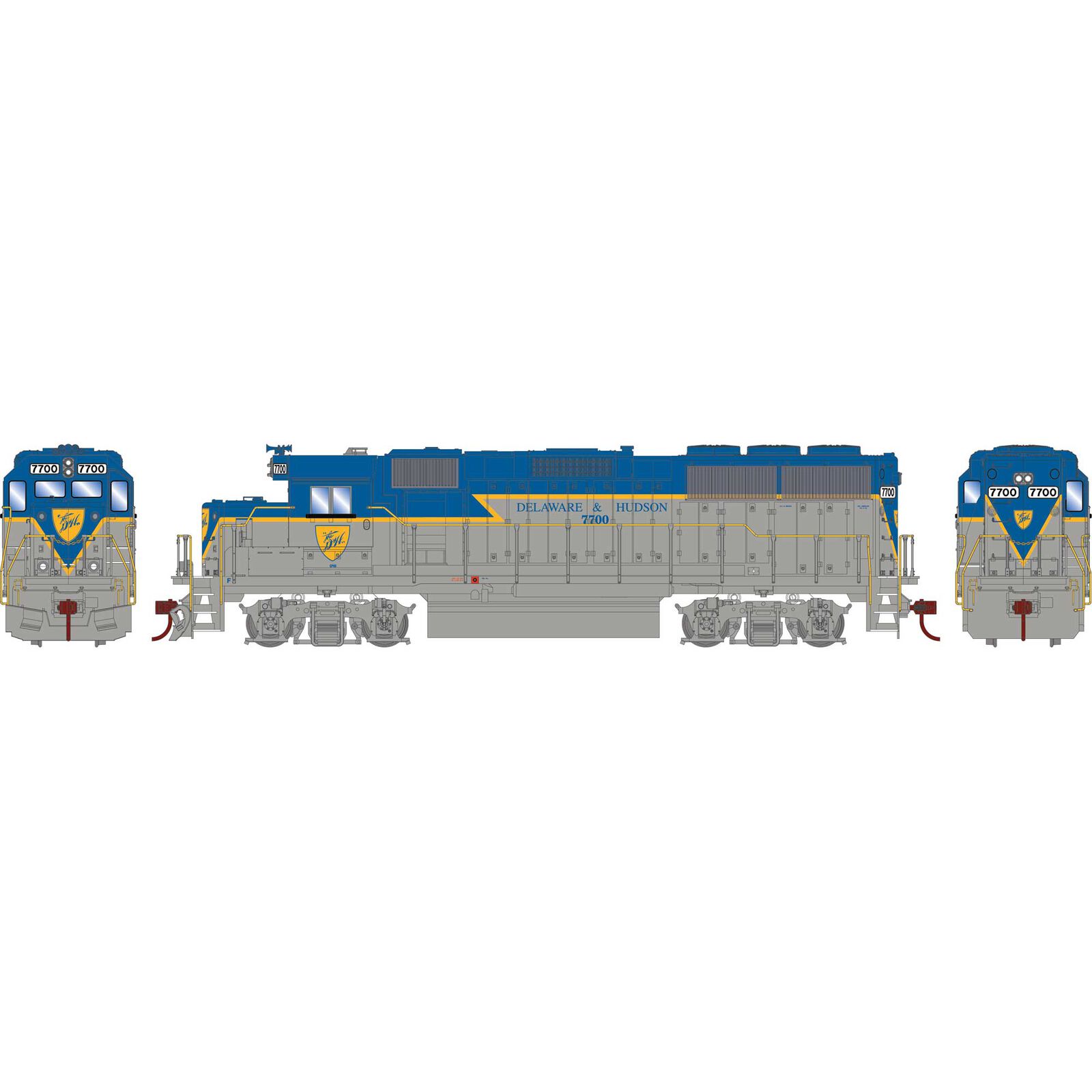 HO EMD GP60 Locomotive, Sound-Ready, Legendary Liveries, DH #7700