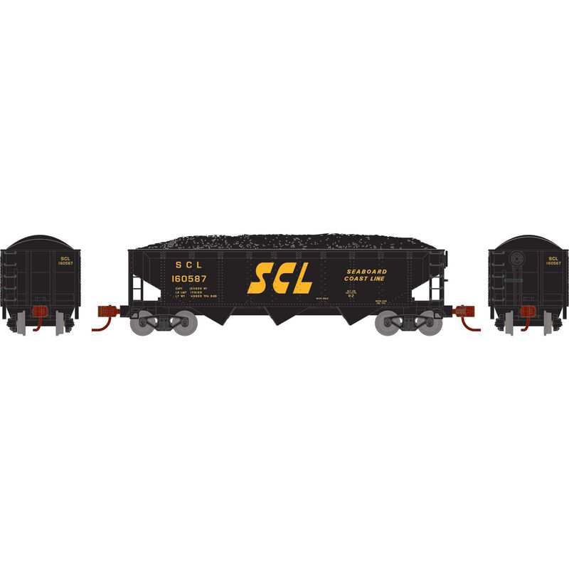 N 40' Offset Coal Hopper with Load, SCL #160587