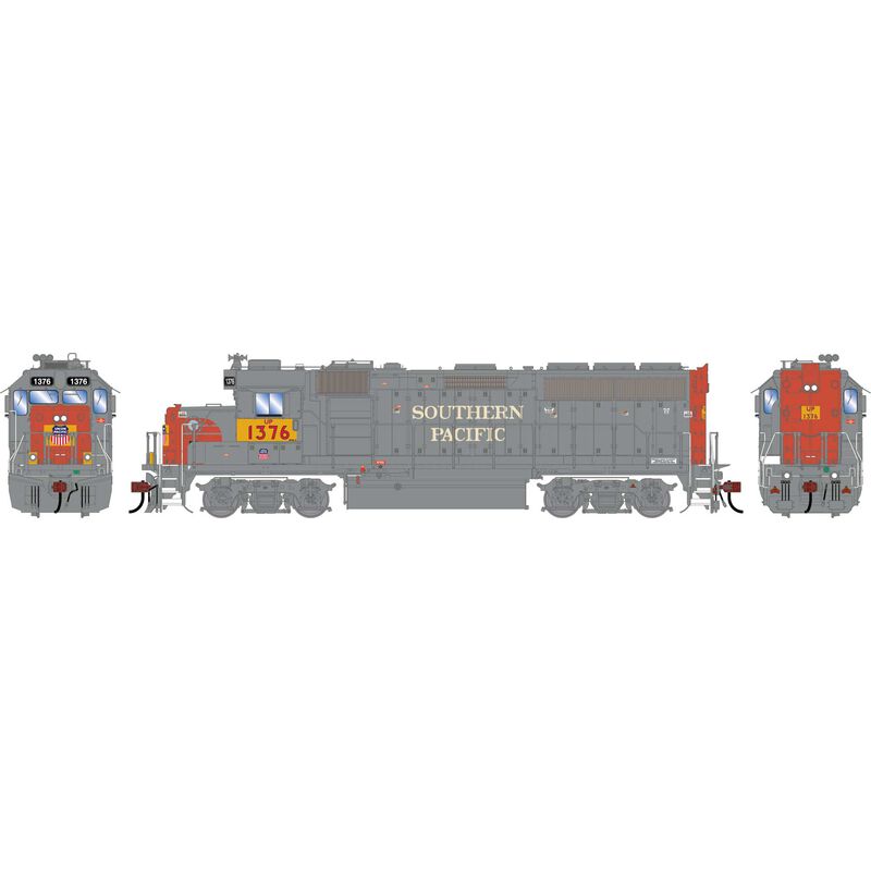 HO GP40-2 Locomotive with DCC & Sound, Primed For Grime UP 'Ex-SP' #1376
