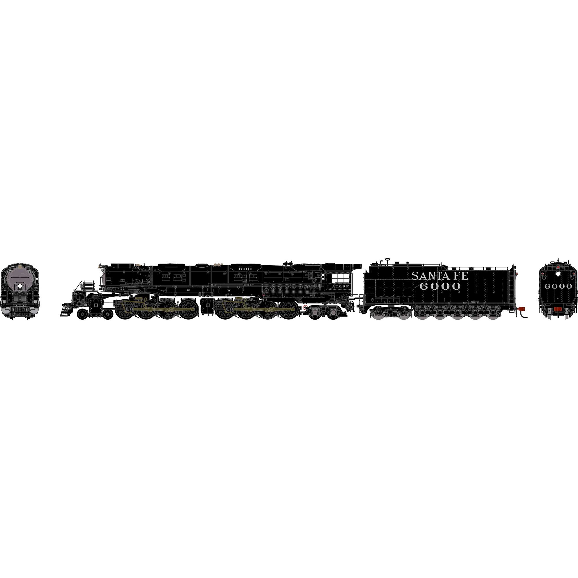 Athearn N 4-8-8-4 Big Boy Steam Locomotive