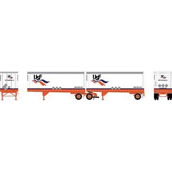 Athearn HO 28ft Wedge Trailer and Dolly