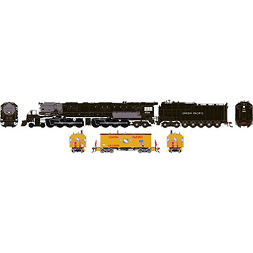 Athearn N 4-8-8-4 Big Boy Steam Locomotive with Snowbus Caboose