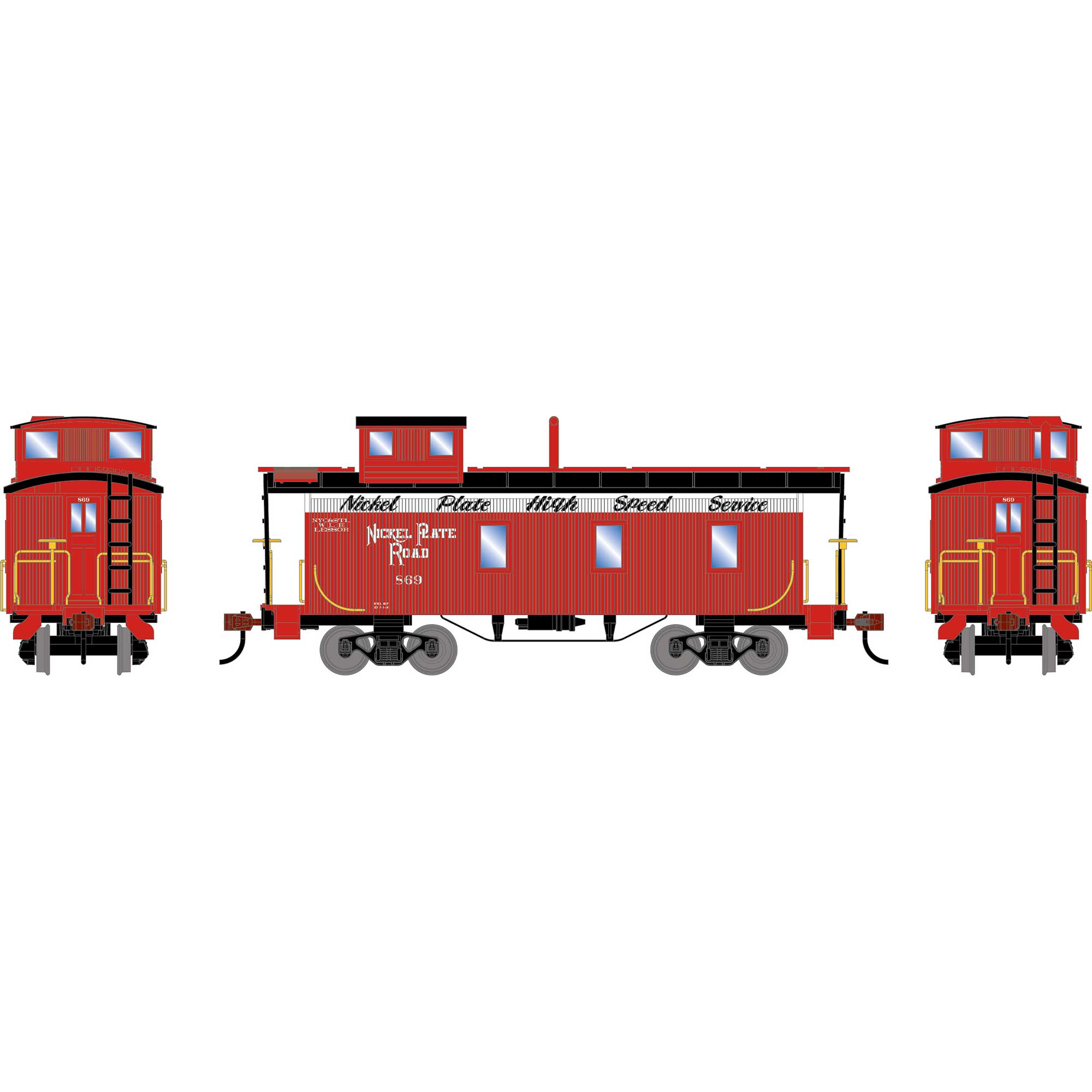 Athearn 3-Window Caboose